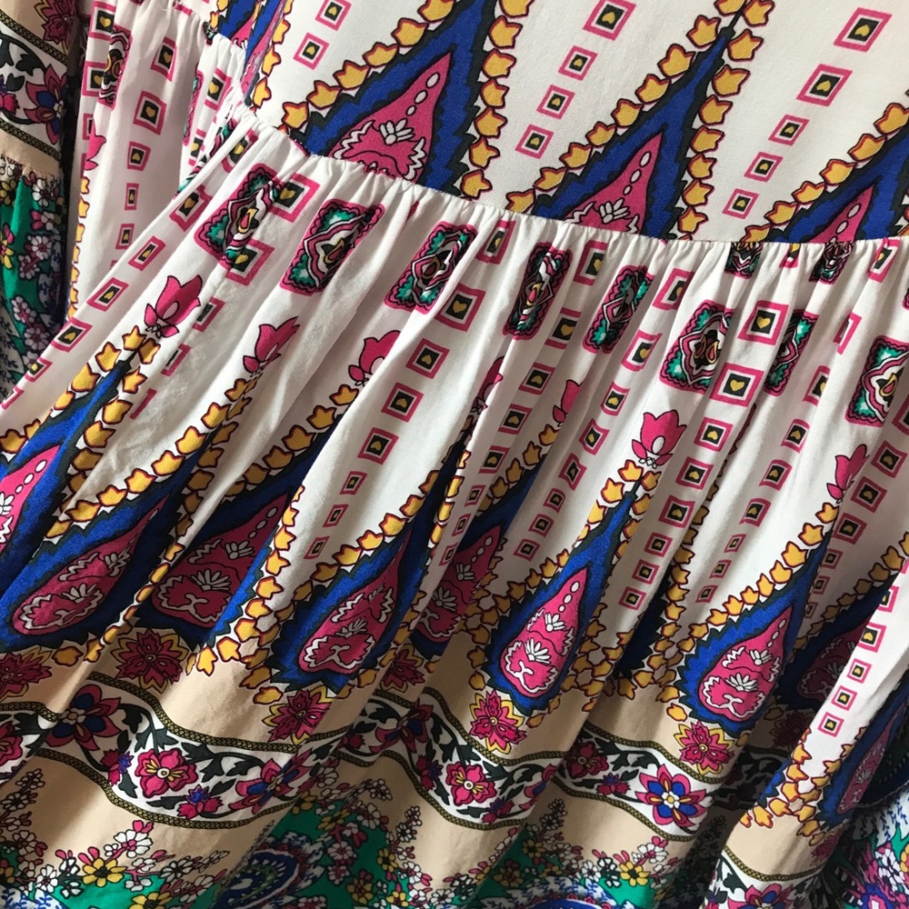 Umgee USA | Boho Chic Cotton Blend Mini Dress - Picture 7 of 8
